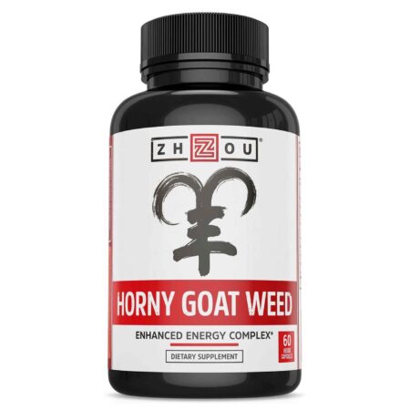 Zhou Nutrition, Horny Goat Weed com Maca - 60 Cápsulas Vegetarianas