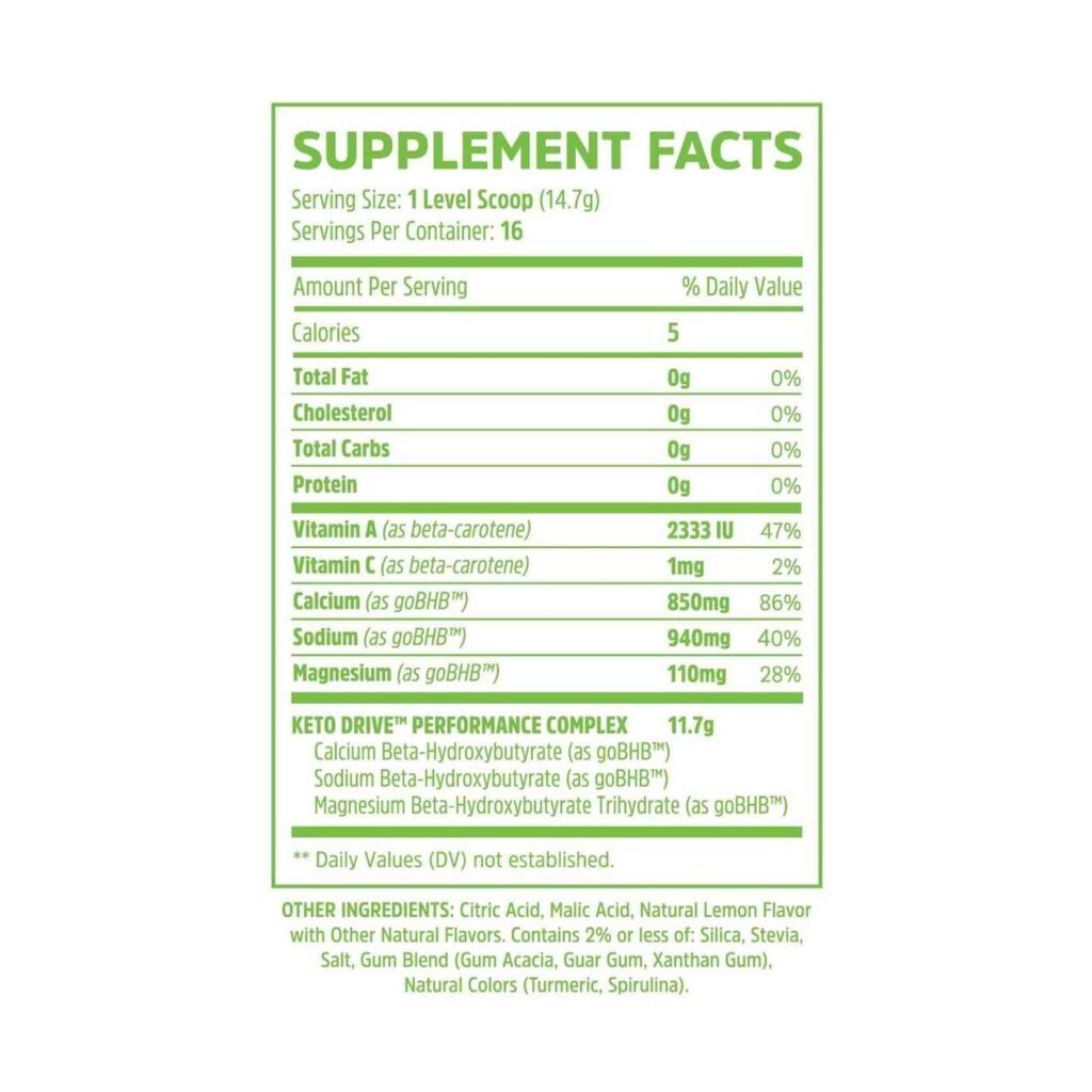 Zhou Nutrition Keto Drive Limonada de Matcha - 235g Pó para Energia e Foco - Imagem 4