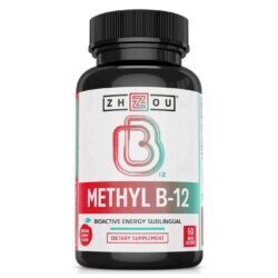 Metil B-12 5000 mcg Zhou Nutrition Cereja – 60 Micro Pastilhas: Energia e Vitalidade no Brasil