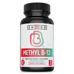 Metil B-12 5000 mcg Zhou Nutrition Cereja - 60 Micro Pastilhas: Energia e Vitalidade no Brasil
