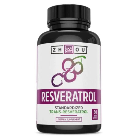 Zhou Nutrition, Resveratrol - 60 Cápsulas Vegetais