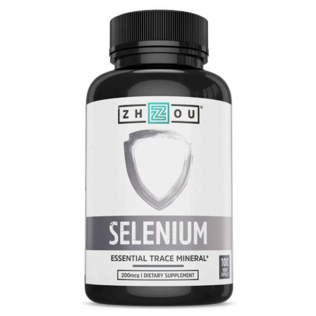 Zhou Nutrition, Selênio 200 mcg - 100 Cápsulas Vegetais