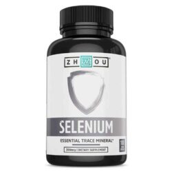 Zhou Nutrition Selênio 200 mcg - 100 Cápsulas Vegetais: Essencial para Saúde e Imunidade