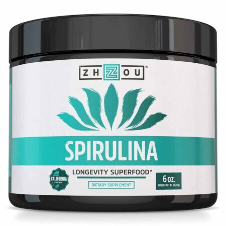 Zhou Nutrition, Spirulina Em Pó - 170 g