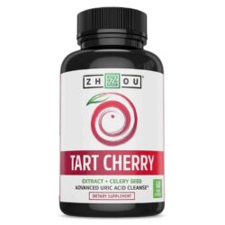 Zhou Nutrition Extrato de Cereja Azeda com Semente de Aipo - 60 Cápsulas Vegetais