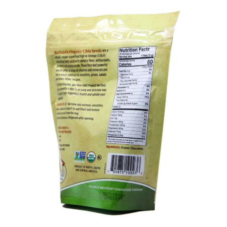 Barlean's, Semente de Chia Orgânica - 340 g (12 oz) - Image 3