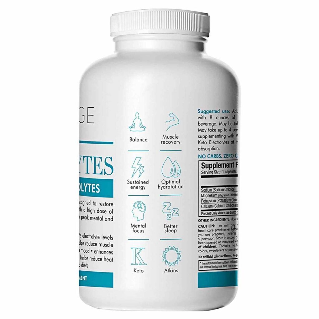 CodeAge Keto Eletrólitos Alta-Dose - 180 Cápsulas: Máxima Performance para sua Dieta Cetogênica - Imagem 3
