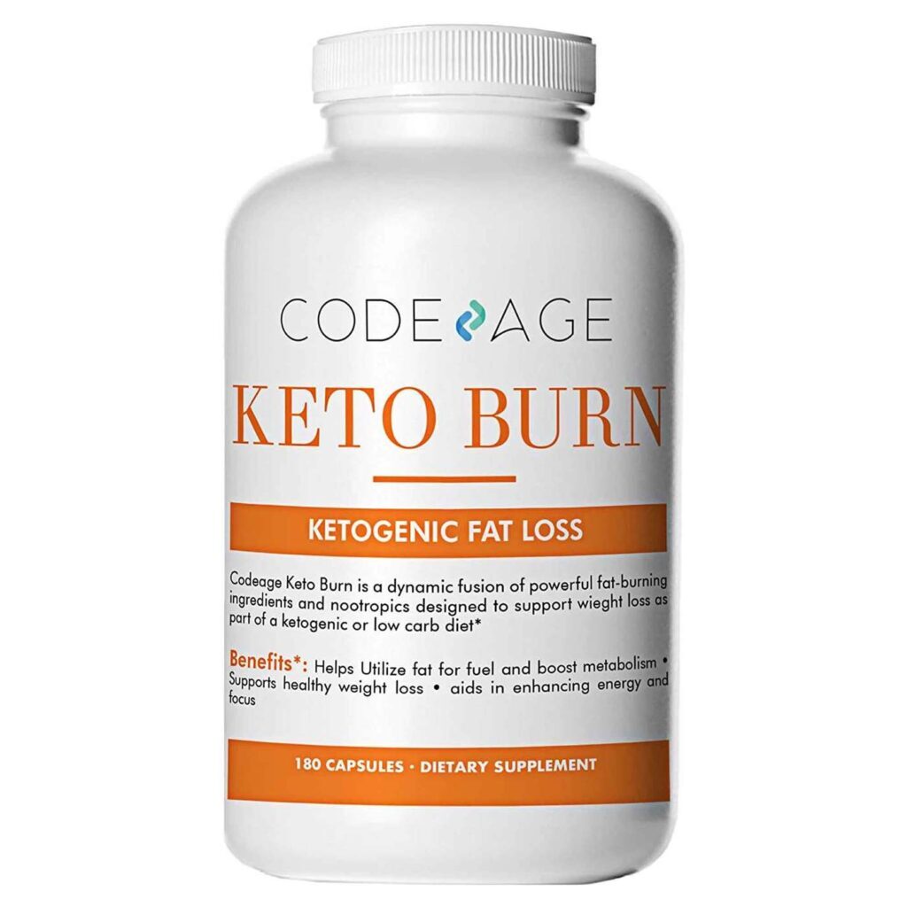 CodeAge Keto Burn 180 Cápsulas: Sua Aliada na Cetose e Queima de Gordura