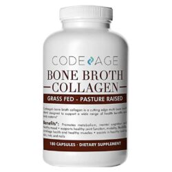 CodeAge Multi Colágeno Caldo de Osso 180 Cápsulas: Saúde e Vitalidade para Você