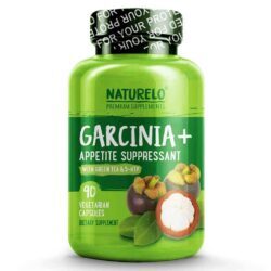 Naturelo Garcinia + Supressor de Apetite com Chá Verde e Grão de Café Verde - 90 Cápsulas