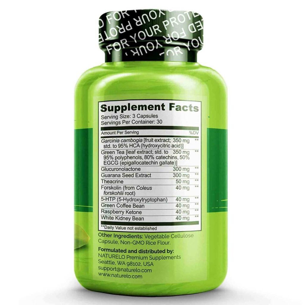 Naturelo Garcinia + Supressor de Apetite com Chá Verde e Grão de Café Verde - 90 Cápsulas - Imagem 3