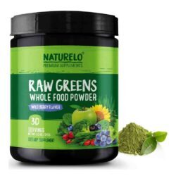 Naturelo Verdes Crus em Pó - Sabor Frutos Silvestres 30 Porções - Nutrição Completa