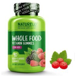 Naturelo Vitamina em Gomas para Crianças - Alimento Integral Berry 90 Gomas