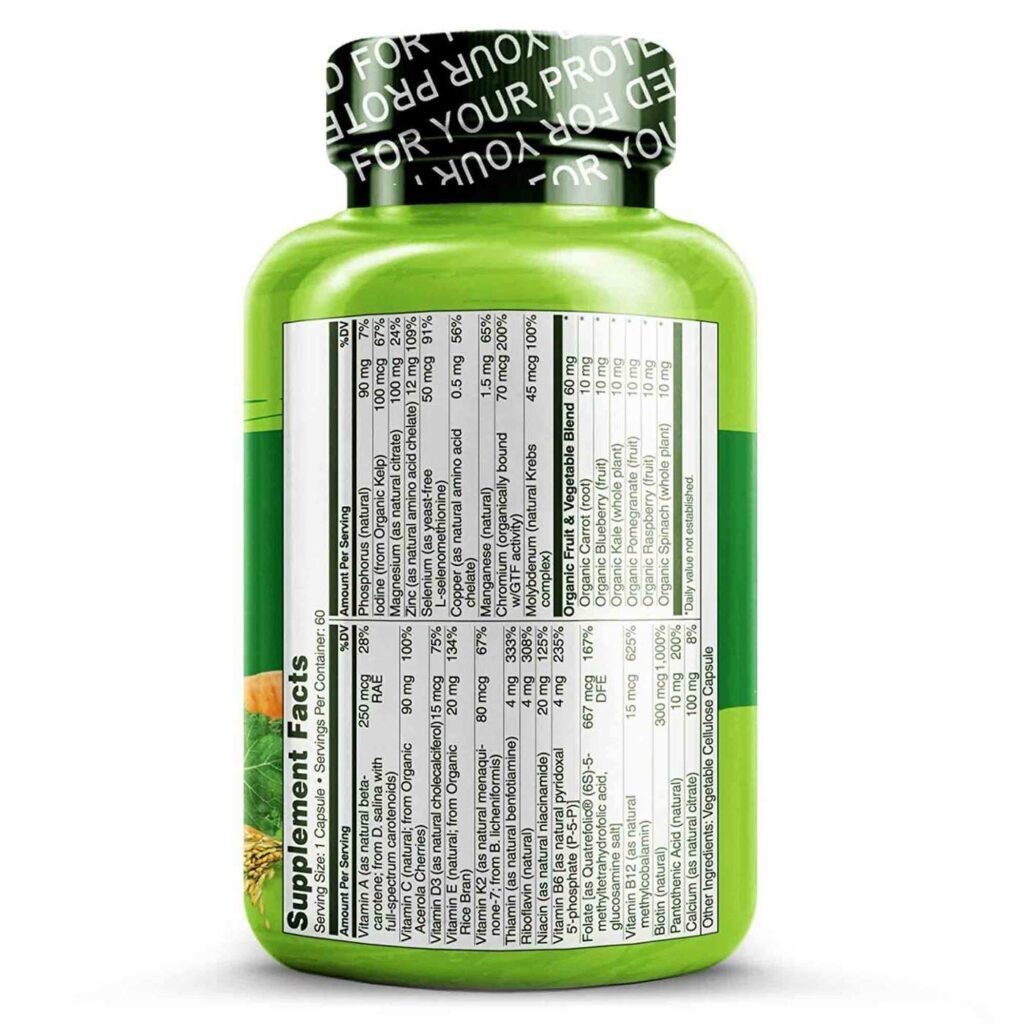 Naturelo Multivitamínico Um Por Dia Para Homens - 60 Cápsulas Vegetarianas - Imagem 3