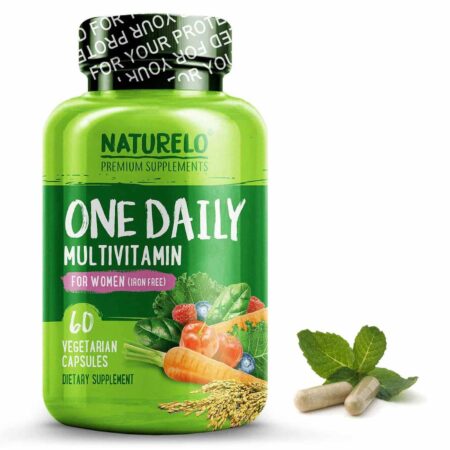 Naturelo, Multivitamínico UM Por Dia Para Mulheres Sem Ferro - 60 Cápsulas Vegetarianas