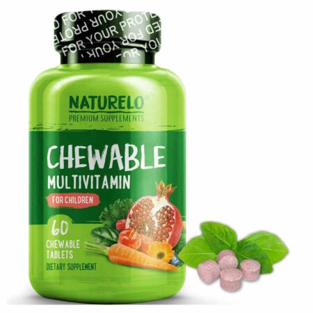 Naturelo, Multivitamínico para Crianças - 60 Tabletes Mastigáveis