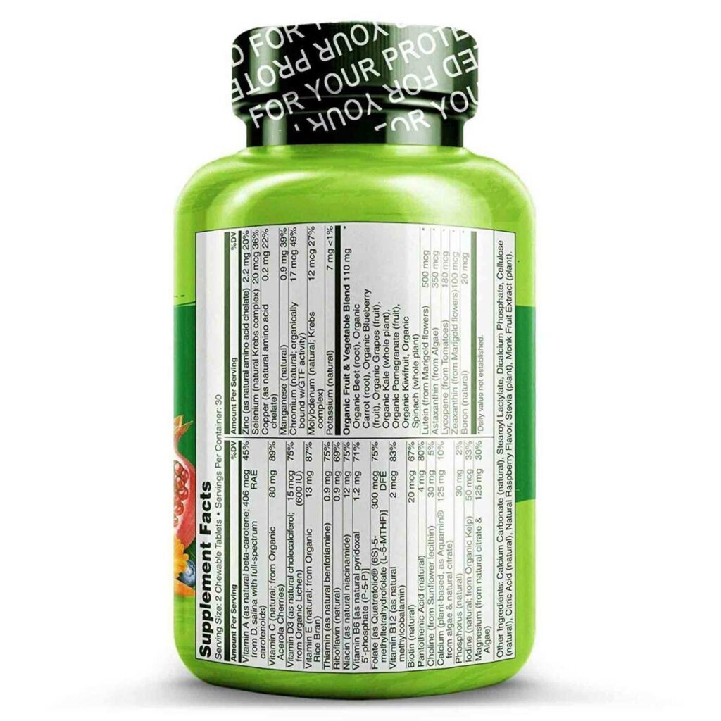 Naturelo Multivitamínico Infantil Mastigável - 60 Tabletes para Saúde e Vitalidade - Imagem 3