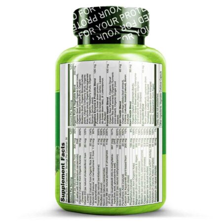 Naturelo, Multivitamínico Alimentos Integrais para homens - 120 Cápsulas - Image 3