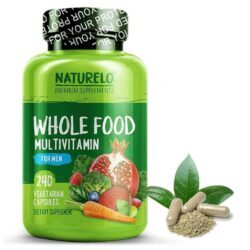 Naturelo Multivitamínico Alimentos Integrais para Homens - 240 Cápsulas: Energia e Saúde Essencial