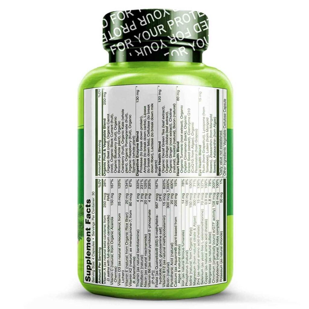 Naturelo Multivitamínico Alimento Integral para Mulheres - 120 Cápsulas: Nutrição Completa para Você - Imagem 3