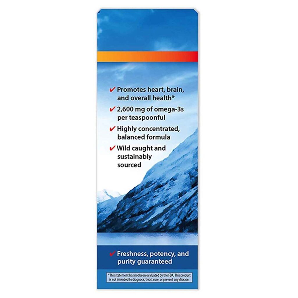 Carlson Labs Super Ômega-3 Óleo de Peixe 100ml - Saúde Cardiovascular e Cerebral - Imagem 2