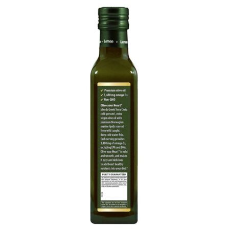 Carlson Labs Olive your Heart Ômega-3 1480mg Sabor Limão 250ml - Imagem 2