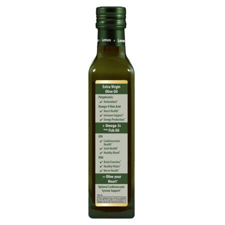Carlson Labs Olive your Heart Ômega-3 1480mg Sabor Limão 250ml - Imagem 3