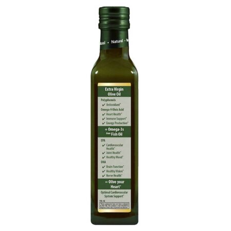 Carlson Labs Olive your Heart Olive and Fish Oil 1480 mg Omega-3s Natural Flavor 250 ml - Image 2