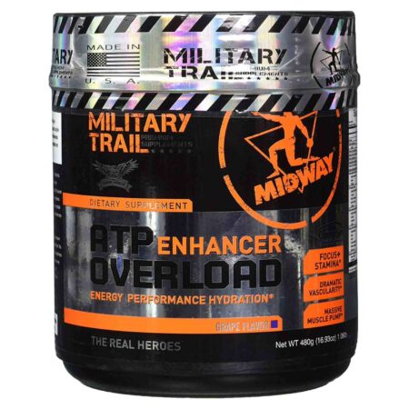 Midway Labs, Military Trail - Potenciador da Sobrecarga de ATP Sabor De Uva - 480 g