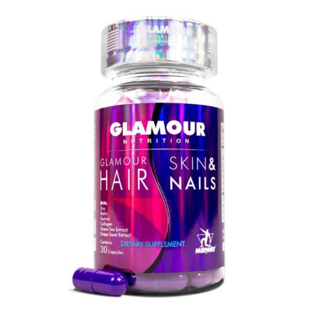 Glamour Nutrition, Glamour de Cabelos, Peles e Unhas - 30 Cápsulas