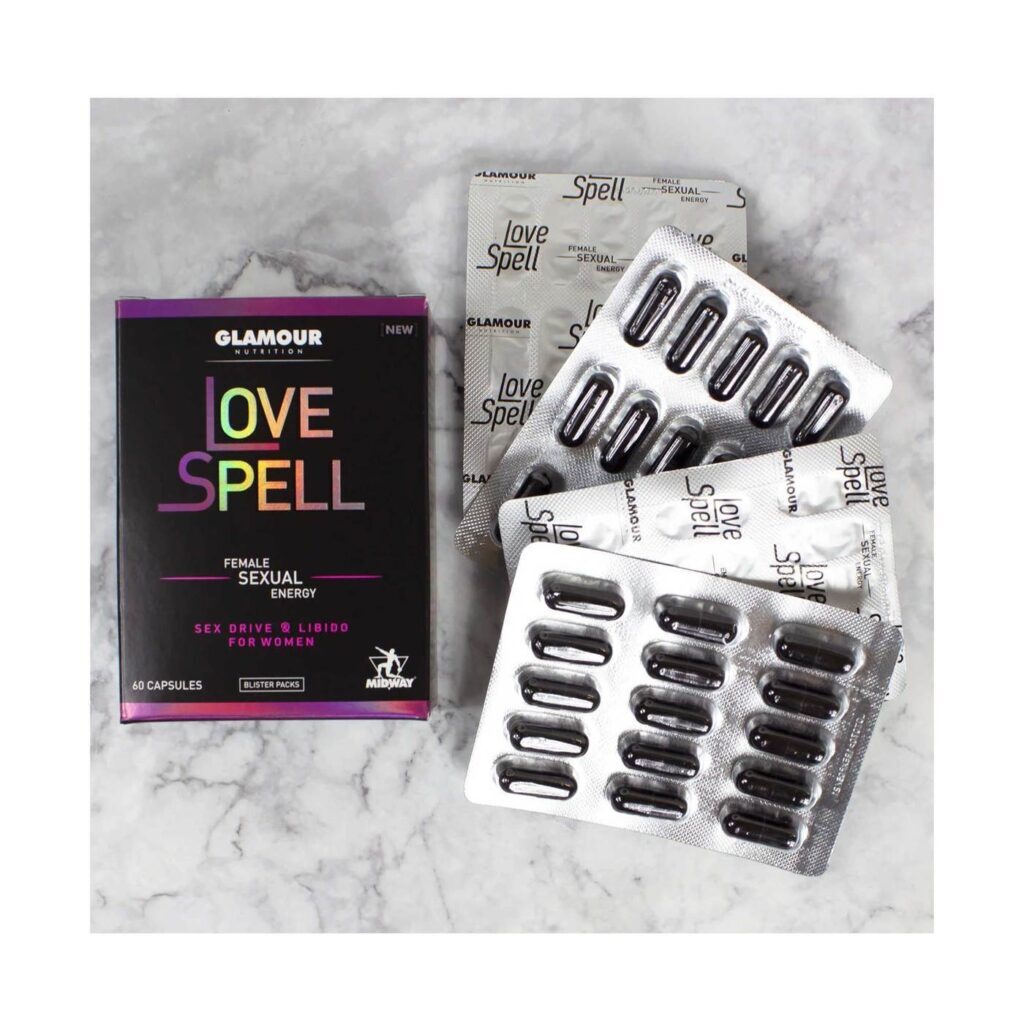 Midway Labs Glamour Nutrition Love Spell - Energia Sexual Feminina 60 Cápsulas - Imagem 3