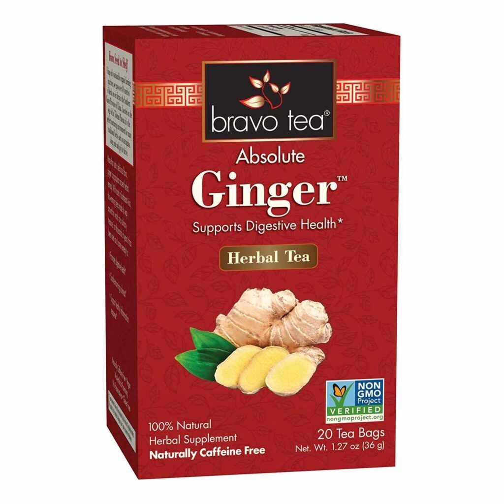 Bravo Tea Chá de Gengibre - 20 Saquinhos Orgânicos para Bem-Estar