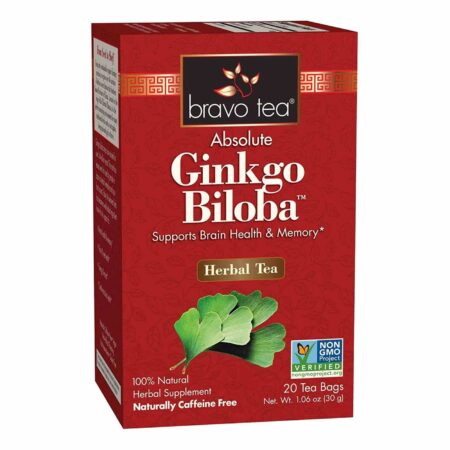 Bravo Tea, Chá de Gingko Biloba - 20 Saquinhos de Chá