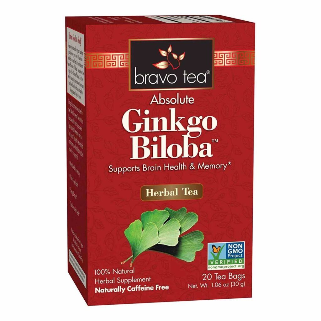 Bravo Tea Chá de Gingko Biloba 20 Saquinhos - Foco e Memória