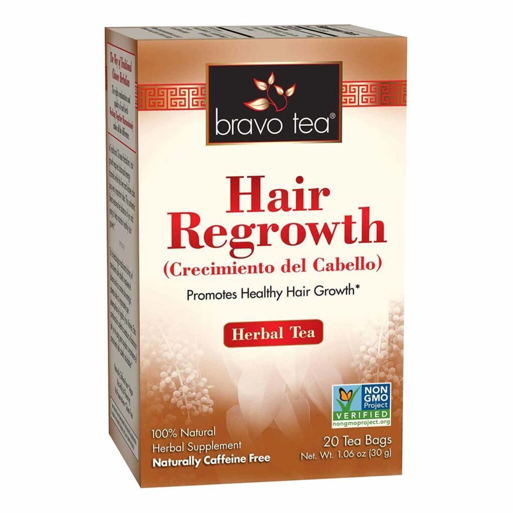 Bravo Tea Chá para Crescimento do Cabelo - 20 Saquinhos de Chá para Nutrição Capilar