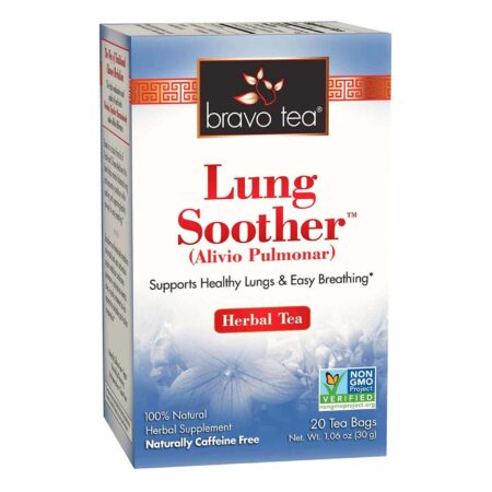 Bravo Tea, Chá Lung Soother™ (Alívio Pulmonar) - 20 Saquinhos de Chá