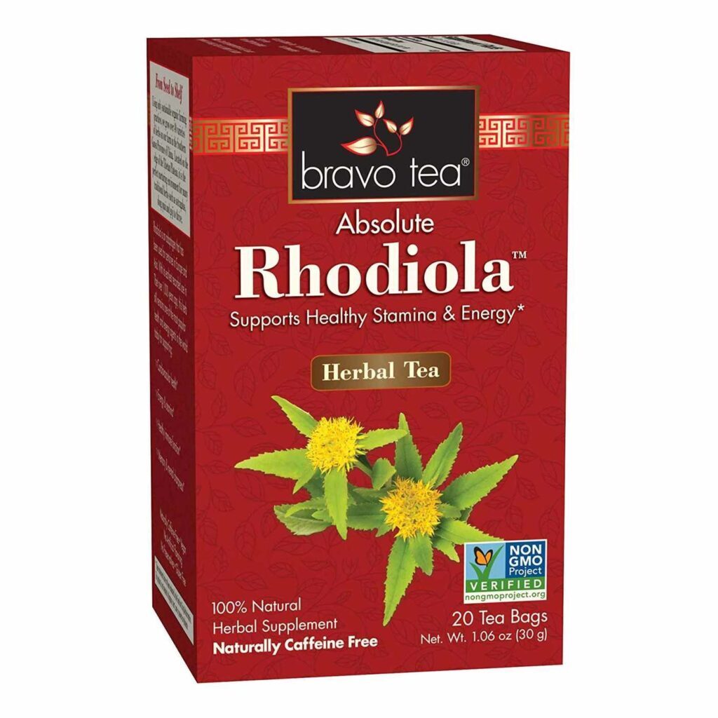 Bravo Tea Chá de Rhodiola 20 Saquinhos - Energia e Foco Natural