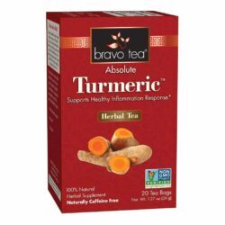 Bravo Tea Chá de Açafrão 20 Saquinhos - Puro e Natural