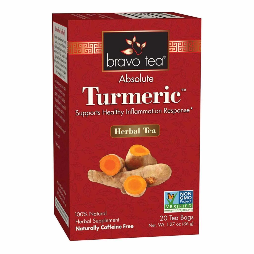 Bravo Tea Chá de Açafrão 20 Saquinhos - Puro e Natural