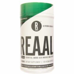REAAL Essential Amino Acid Muscle Multiplier 120 Cápsulas Veganas - Construa Massa Muscular