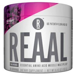 REAAL Essential Amino Acid Muscle Multiplier Fuji Grape 183 g - Multiplicador de Músculos com Aminoácidos Essenciais