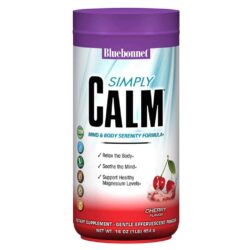 Bluebonnet Nutrition Simply Calm Sabor Cereja 454g - Relaxamento e Bem-Estar