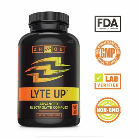 Zhou Nutrition Lyte Up Advanced Electrolyte Complex 100 Veggie Capsules - Image 4