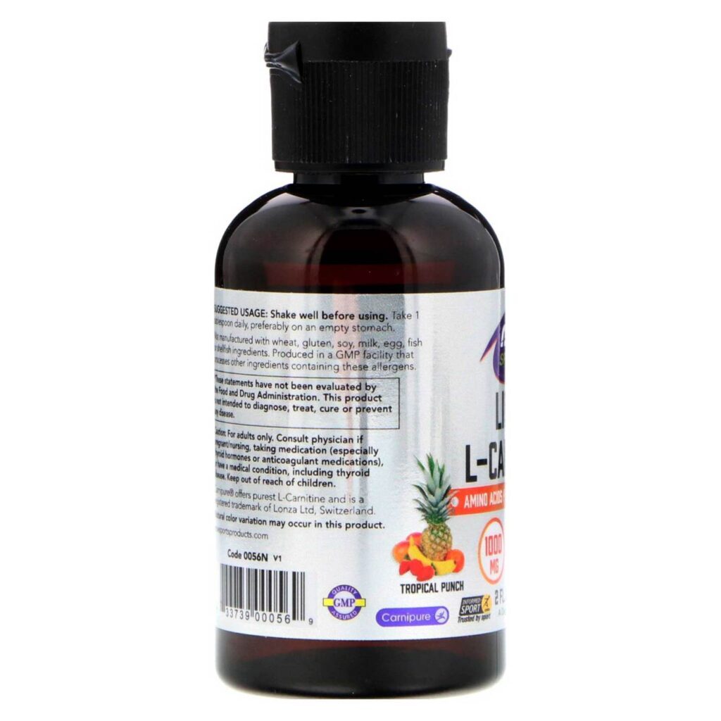 Now Foods L-Carnitina Líquida Punch Tropical 59 ml - Energia e Metabolismo - Imagem 5
