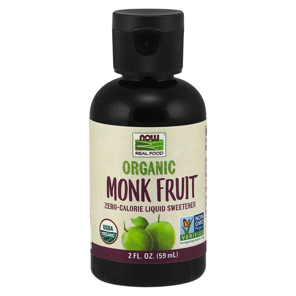 Now Foods Fruta dos Monges Orgânica Adoçante Natural 59 ml Puro Brasil