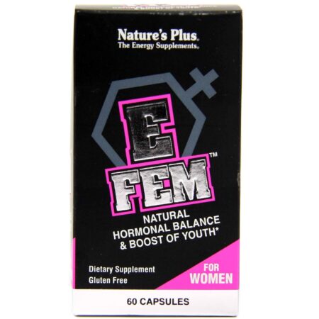 Nature's Plus, E Fem™ - 60 Cápsulas