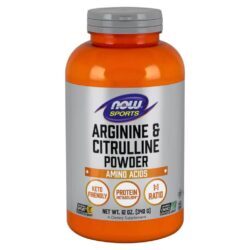 Now Foods Arginina e Citrulina em Pó 340g: Potencialize Sua Performance e Saúde Vascular no Brasil