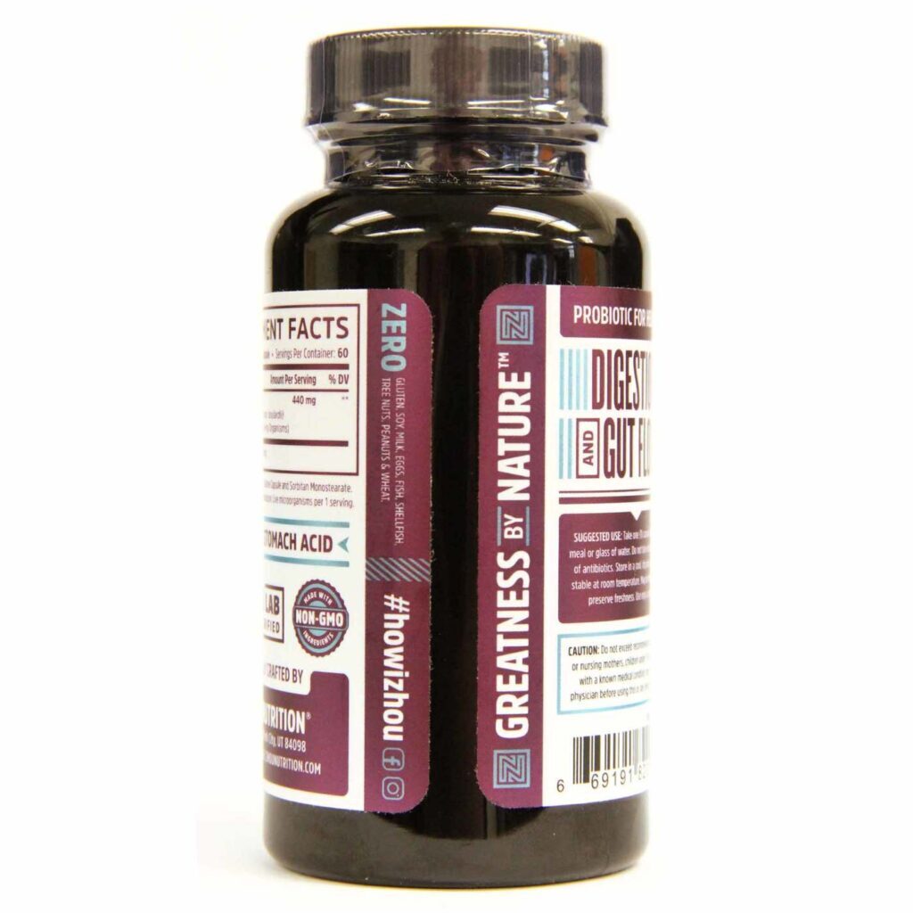 Zhou Nutrition S. Boulardii: Probiótico Vegano 60 Cápsulas Veggie para Saúde Intestinal - Imagem 3