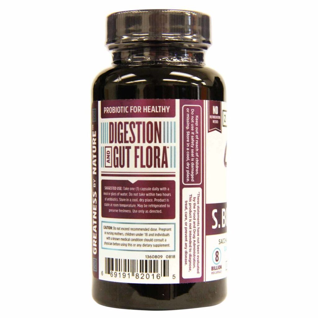 Zhou Nutrition S. Boulardii: Probiótico Vegano 60 Cápsulas Veggie para Saúde Intestinal - Imagem 4