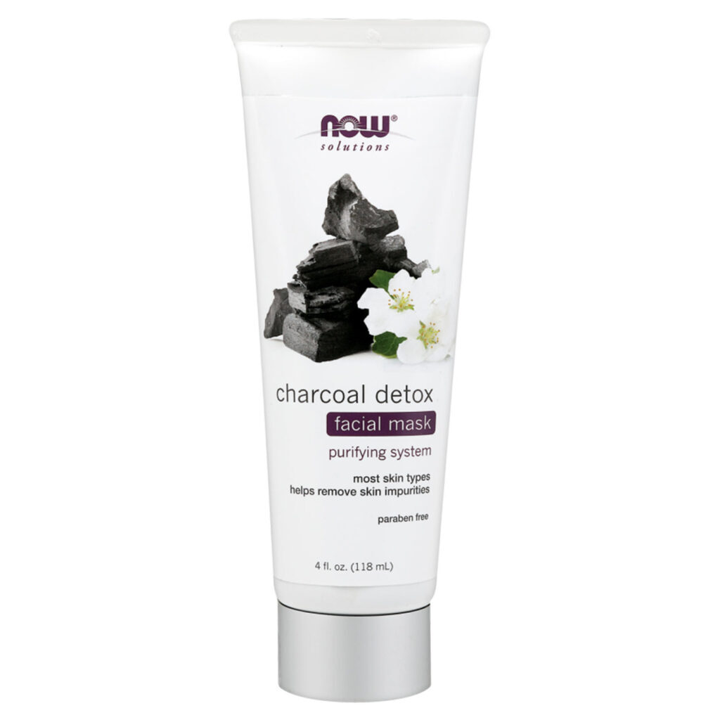Now Foods Máscara Facial Detox Carvão Ativado - 118 ml: Pele Limpa e Revitalizada